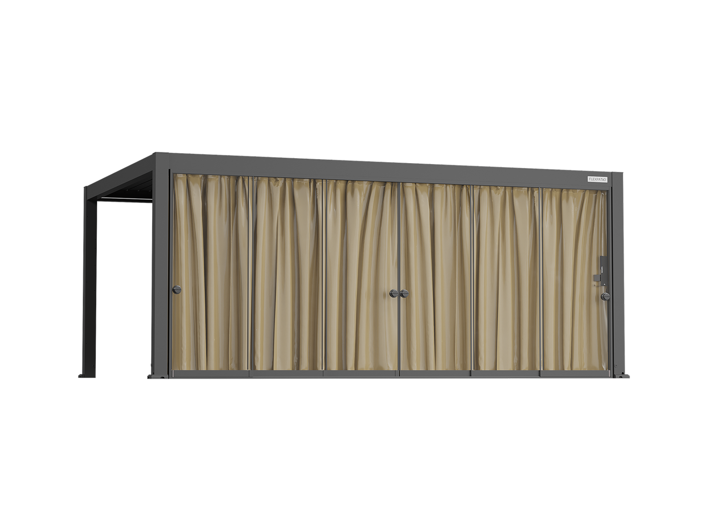 FlexPatio Curtain for Glass Door