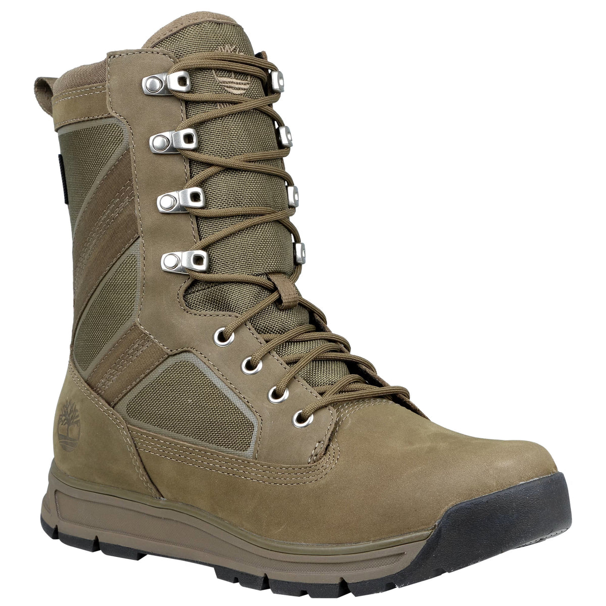Size 9.5M Timberland 8-Inch Field Guide Boots 'Dark Olive'