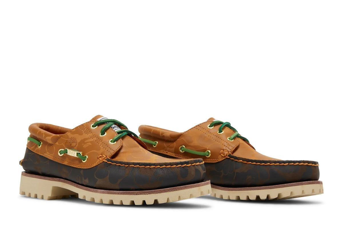 Timberland x BAPE 3-Eye Lug Handsewn Shoes ‘Wheat/Chocolate’