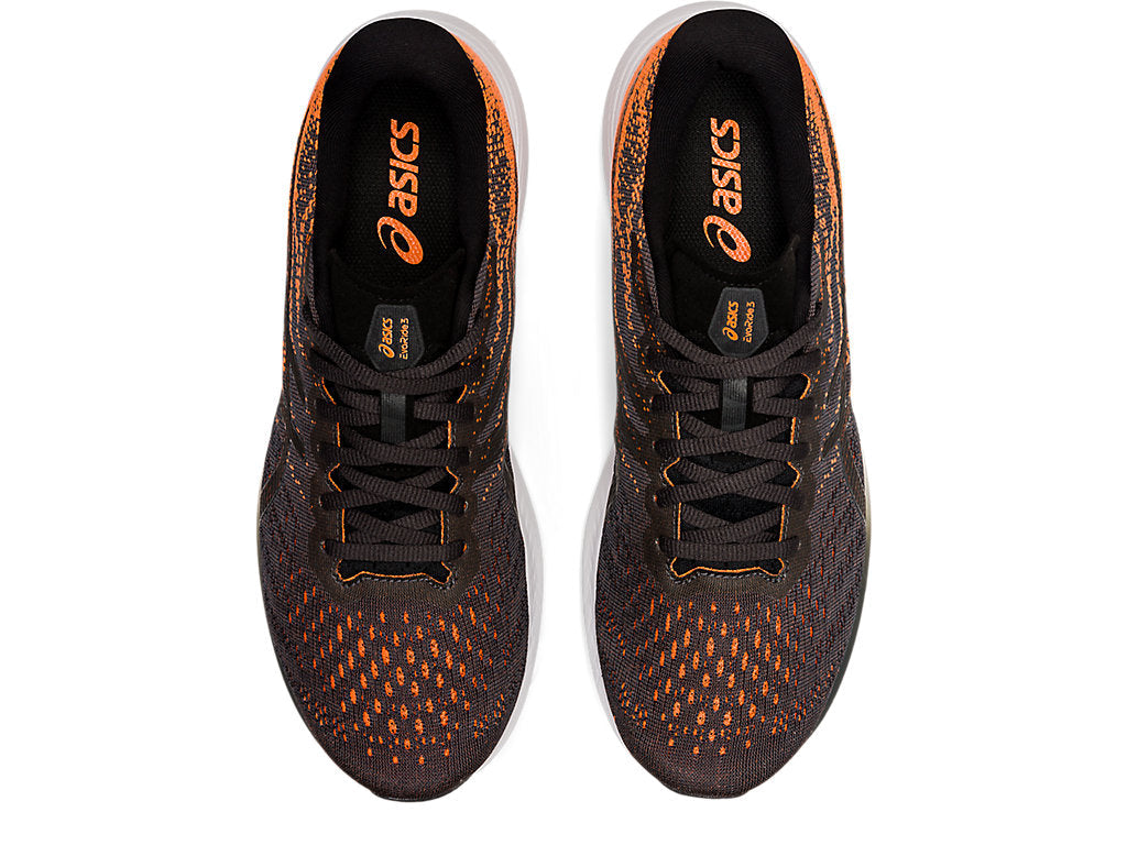 Size 11.5M ASICS EvoRide 3 'Obsidian Shocking Orange'