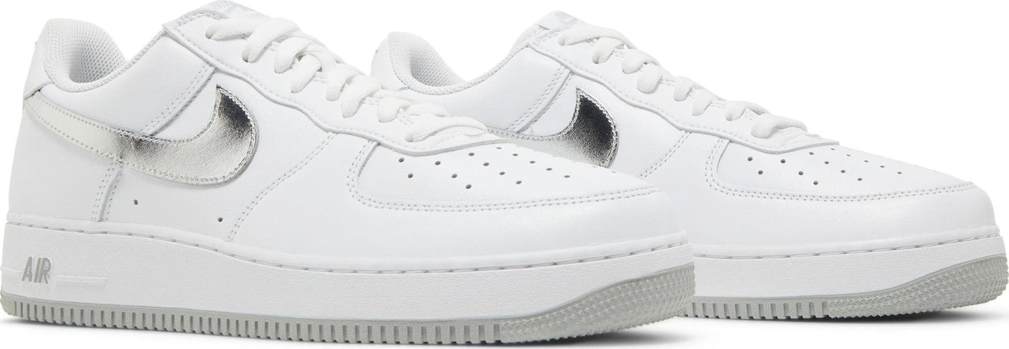 Size 14M Nike Air Force 1 Low 'Color of the Month - White Silver'