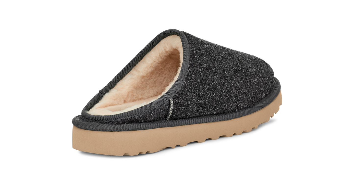 Size 10M UGG Classic Slip-On Shaggy 'Dark Grey'