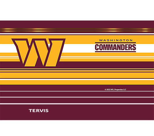 Washington Commanders - Tervis Hype Stripes Stainless Steel Tumbler