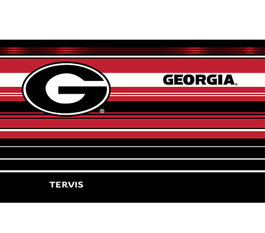 Georgia Bulldogs - Hype Stripes Stainless Steel Tumbler - Mann