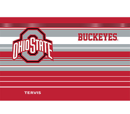 Ohio State Buckeyes - Tervis Hype Stripes Stainless Steel Tumbler