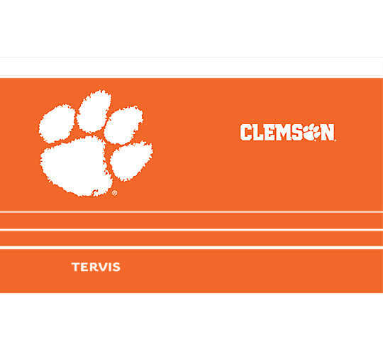 Clemson Tigers - Tervis Hype Stripes Stainless Steel Tumbler