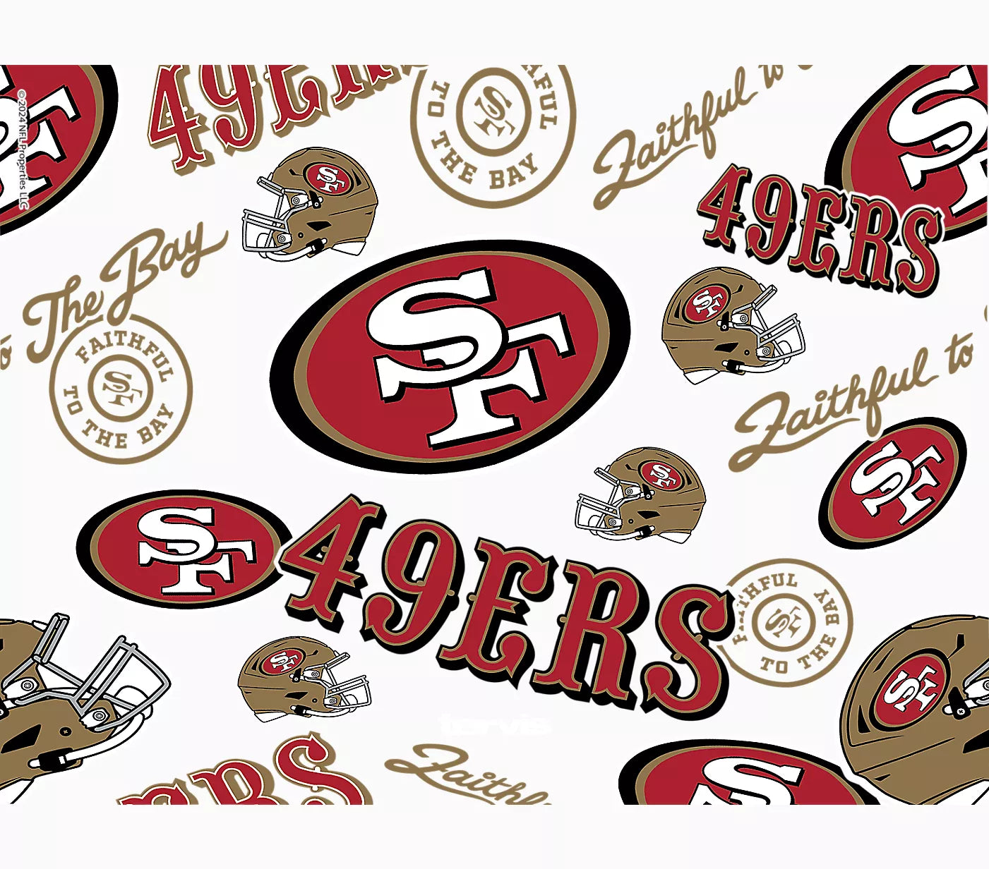 San Francisco 49ers - Tervis All Over Wrap with Travel Lid
