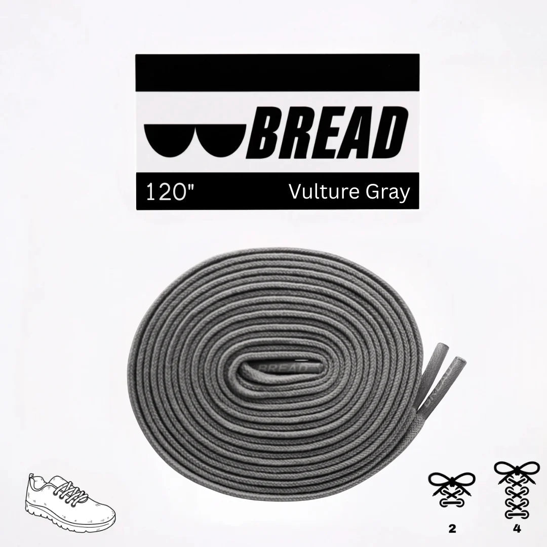 BREAD Laces 'Vulture Gray'