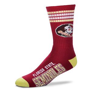 Florida State Seminoles 4 Stripe Deuce Socks - Mann