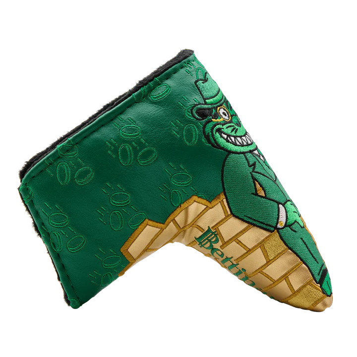 Bettinardi Gangster Cat Throne of Gold Blade Putter Headcover