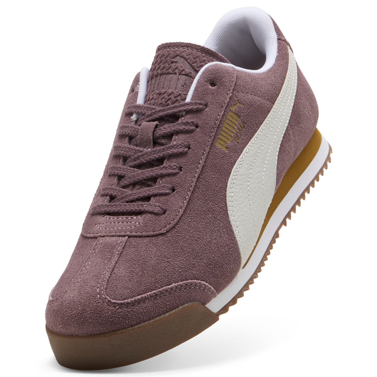 Size 12M Puma Roma Suede ‘Raisin/White’