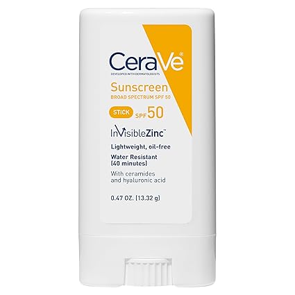 CeraVe Mineral Sunscreen Stick SPF 50, 0.47 oz