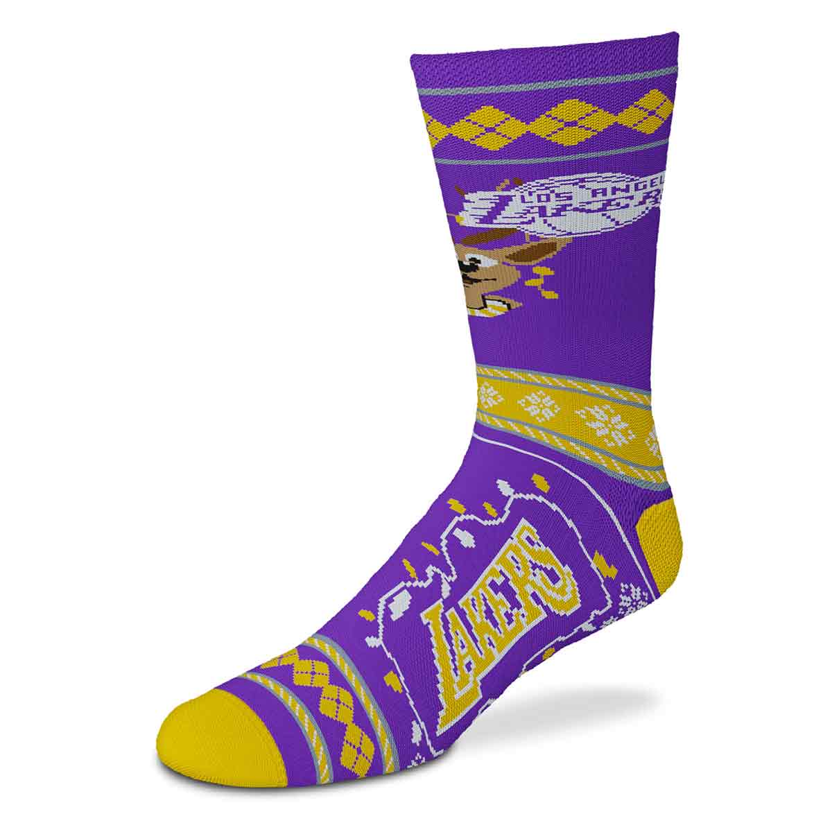 Los Angeles Lakers - Sweater Stripe Socks - Mann