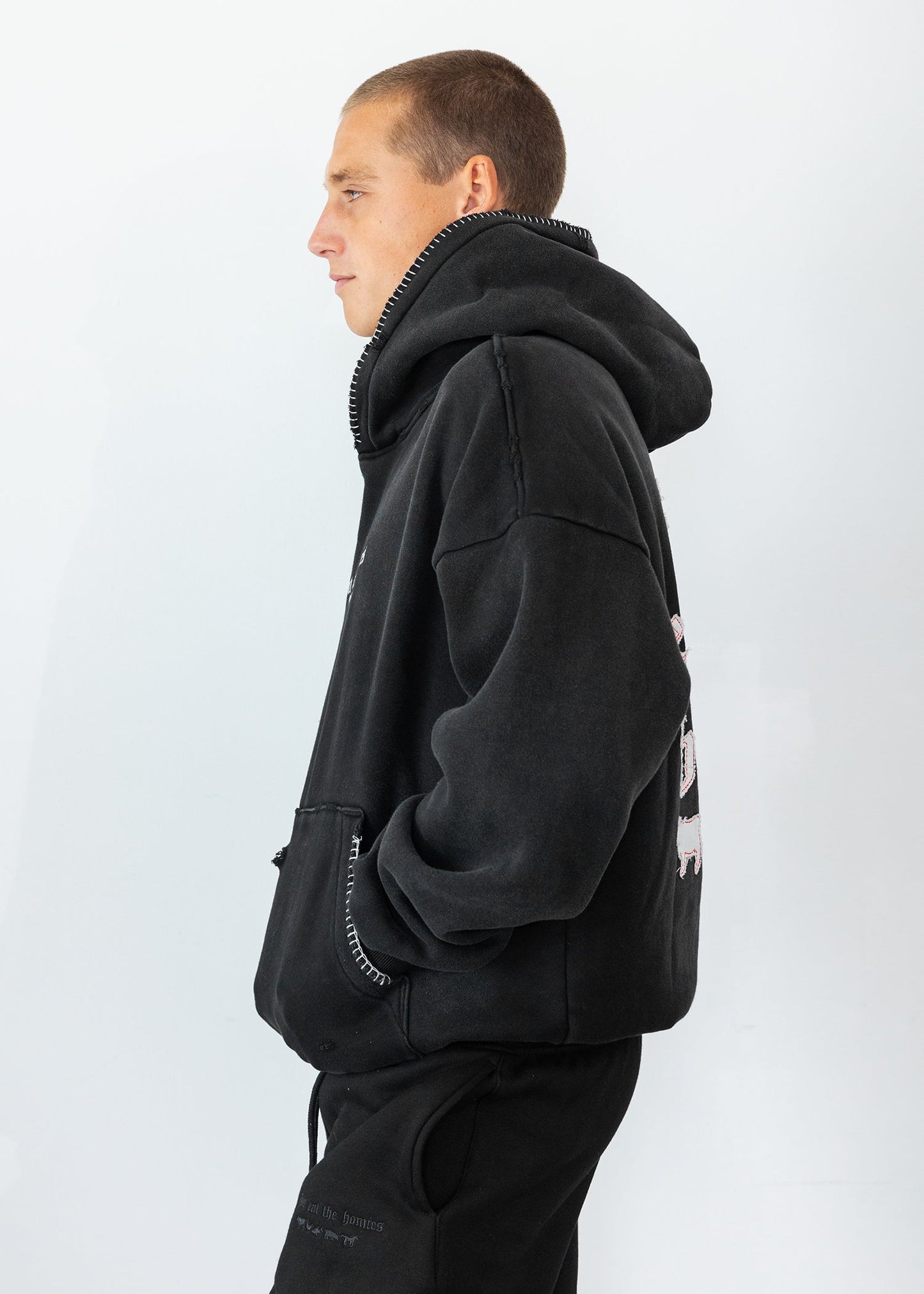 DETH Distressed Limited OG Hoodie - Mann