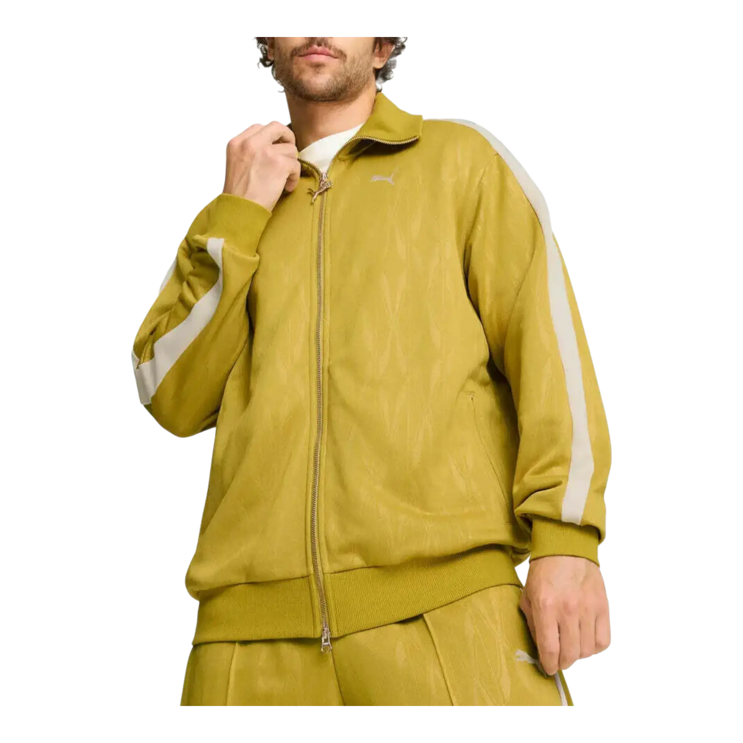 Puma The NeverWorn IV T7 Men Track Jacket Golden Fog/White Full Zip