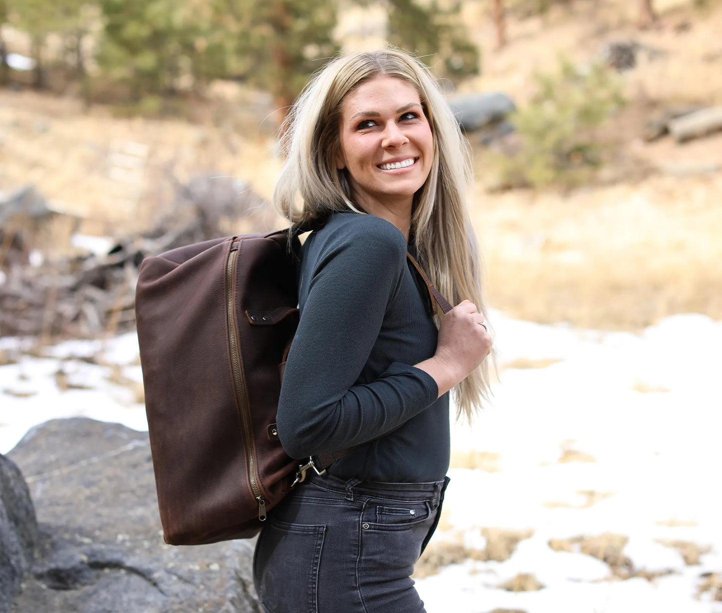 Luxury Leather Duffel Bag - Lifetime Leather Co