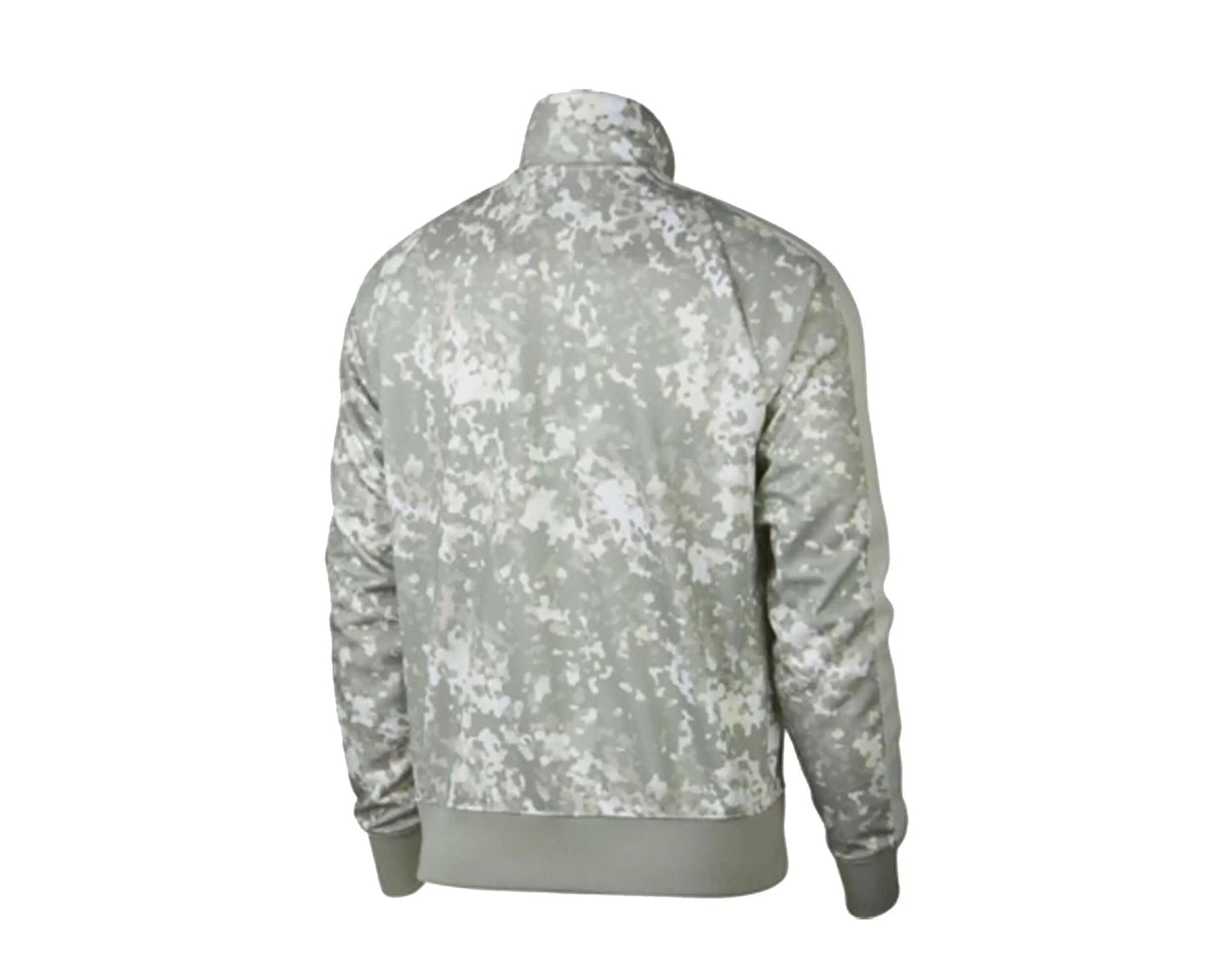 Size L Nike Sportswear Camo Tribute Full Zip Men Track Jacket 'Light Bone/Spruce Fog'