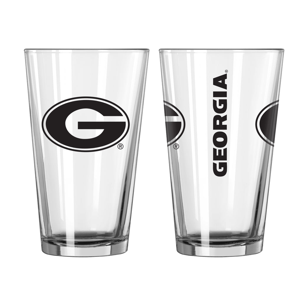 Georgia Bulldogs - 16oz Gameday Pint Glass - Mann