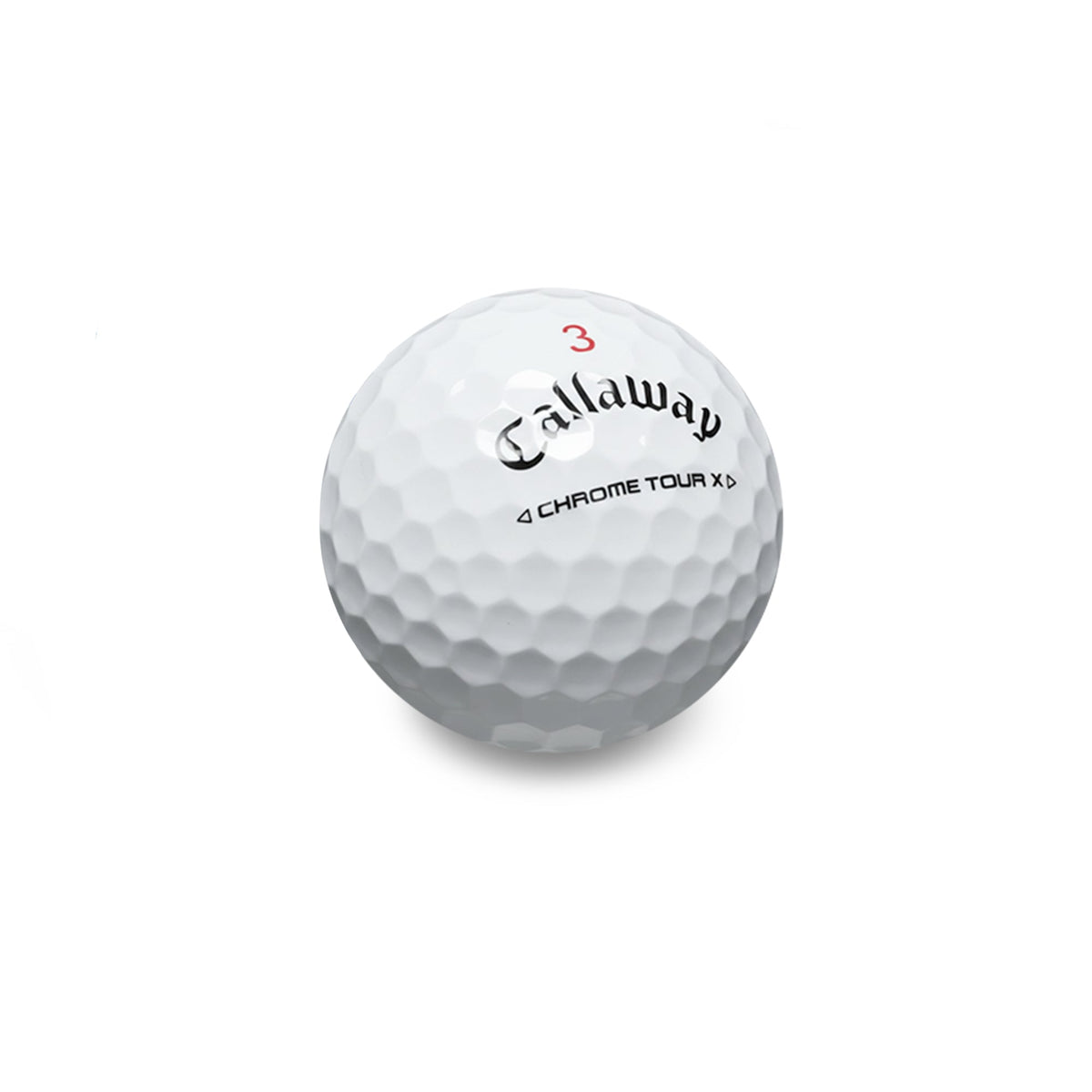 Callaway Mint/Near Mint Chrome Tour X Triple Track Golf Balls - 1 Dozen