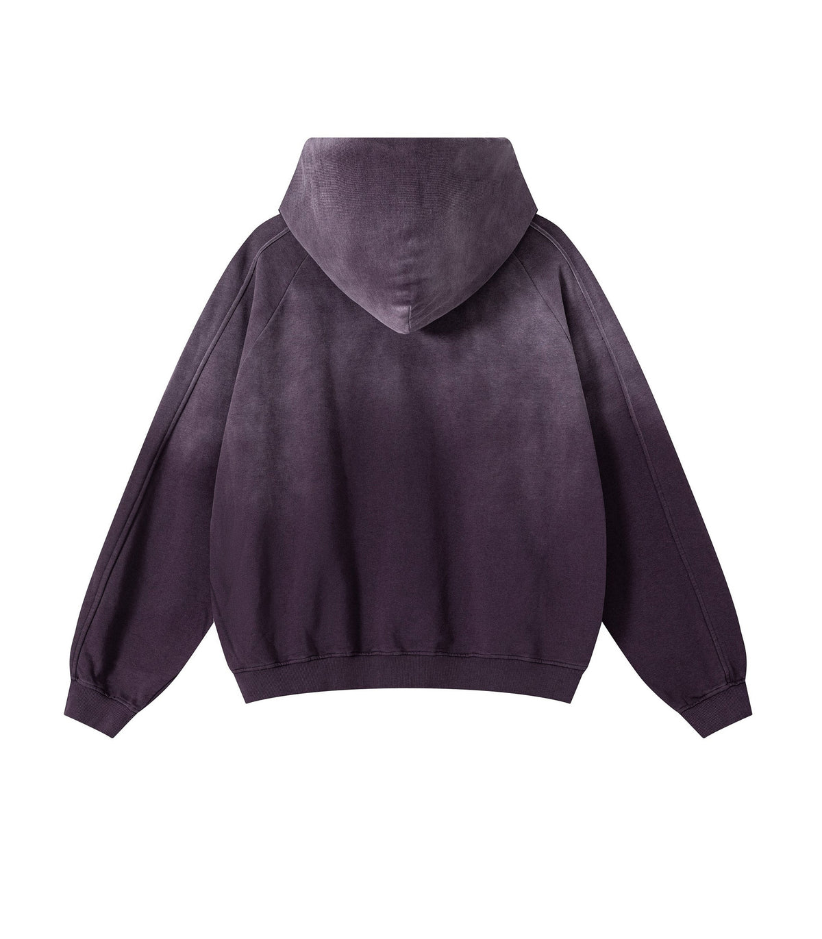 UNDEVELOPED Plum Contrast Panel Hoodie