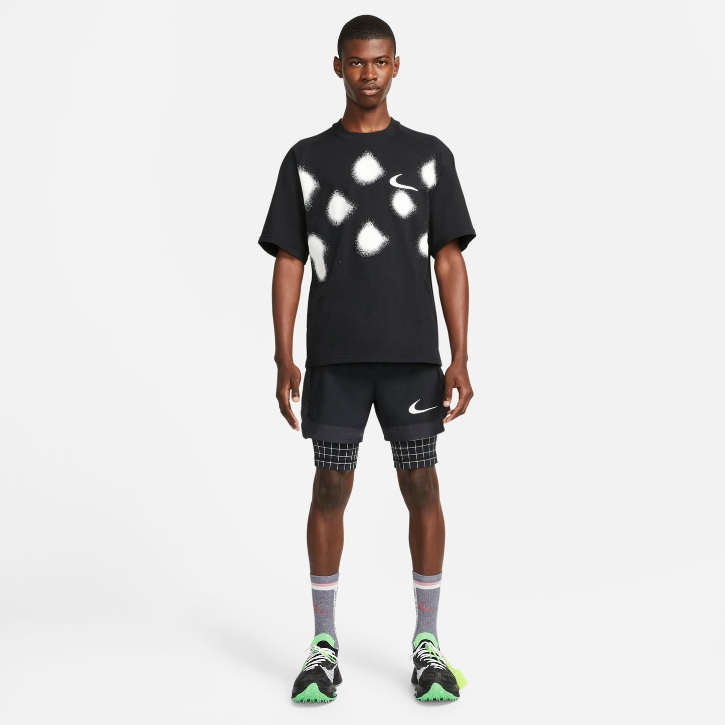 Size S Off-White x Nike Spray Dot T-Shirt 'Black'