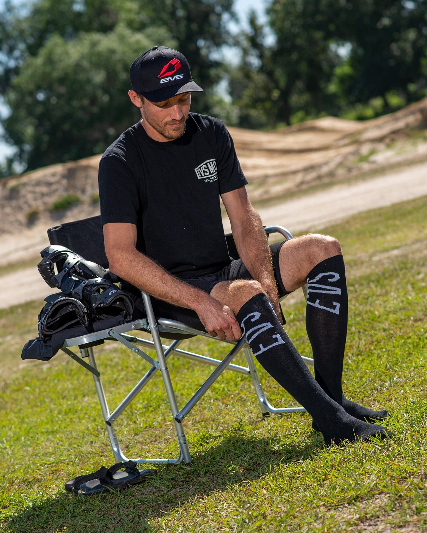 EVS Coolmax Socks - Black - Mann