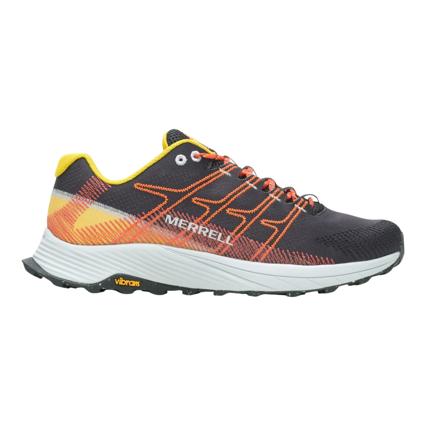 Merrell Moab Flight Men’s Trail Running Shoes Black/Sulphur