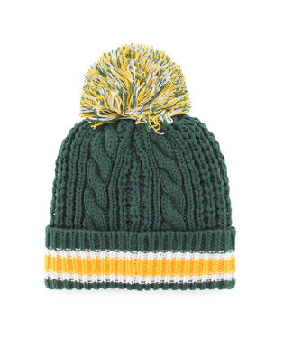 Green Bay Packers - Dark Green Sorority Cuff Knit, 47 Brand - Mann