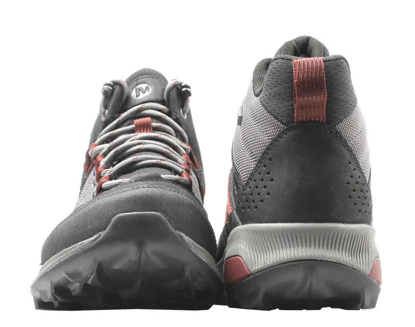 Size 8.5M Merrell Zion Mid Waterproof Men Hiking Boots Black