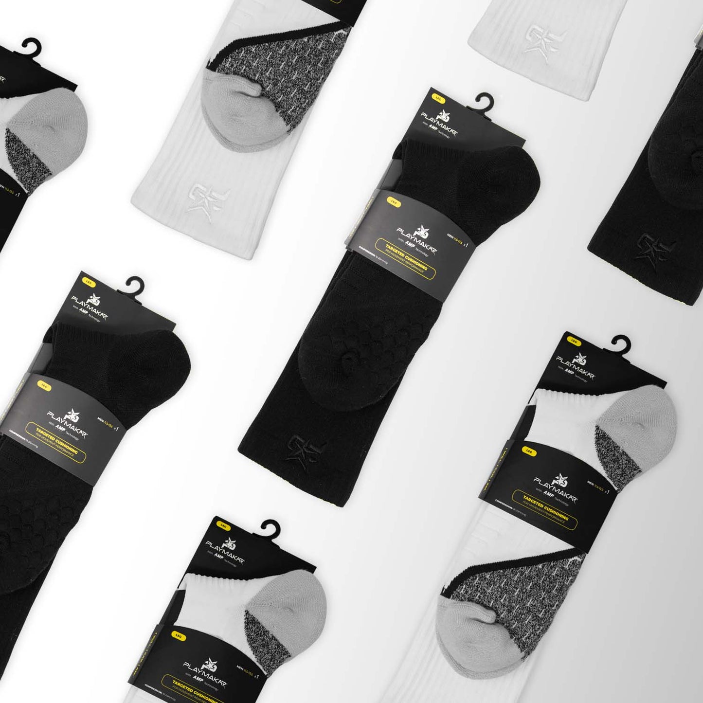 PlayMakar AMP Ankle Compression Socks