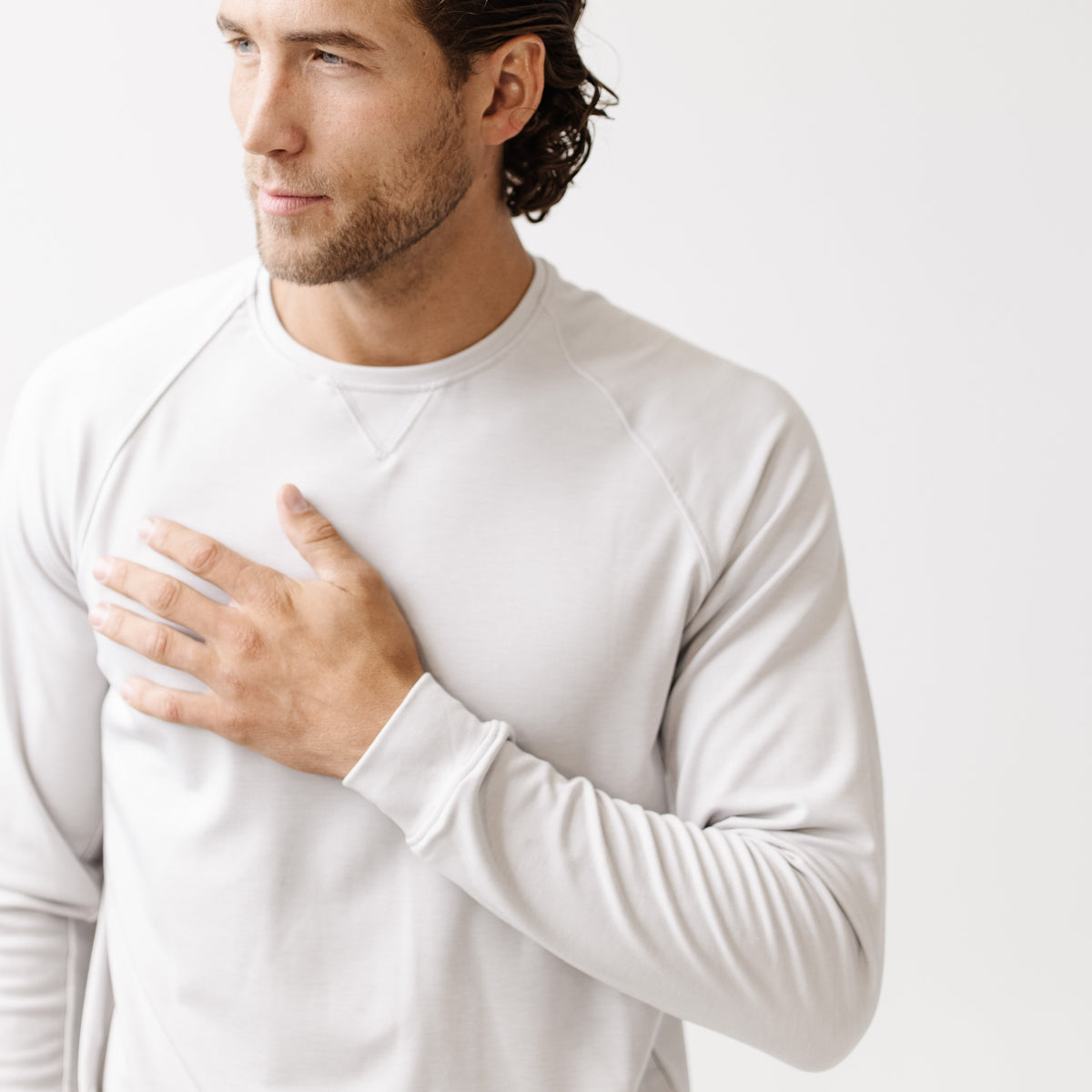 Cozy Earth Brushed Bamboo Pullover Crew