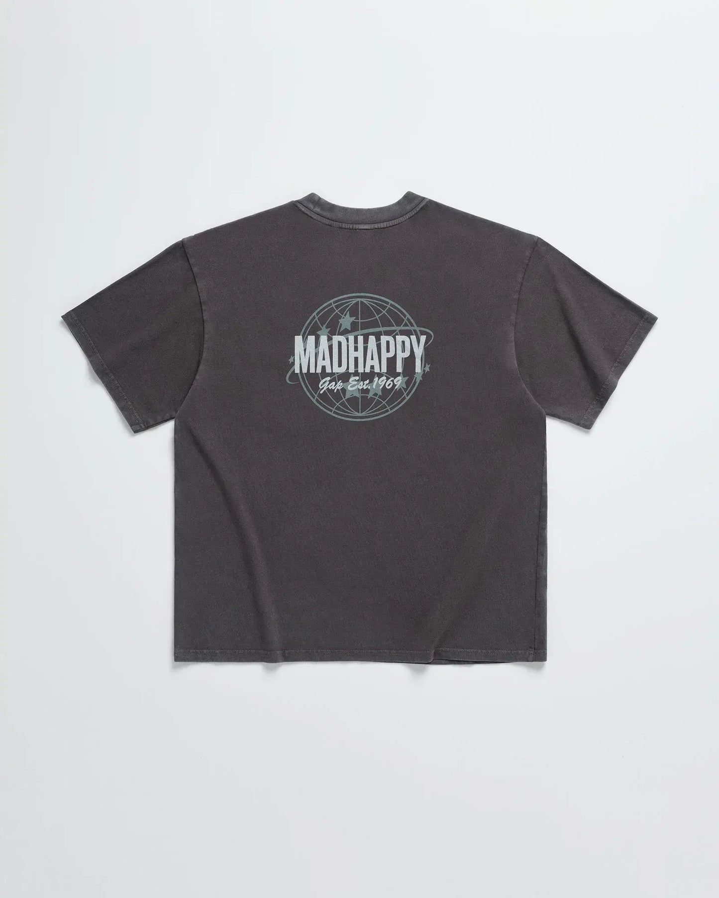 Gap x MadHappy Globe Pocket Tee - Moonless - Mann