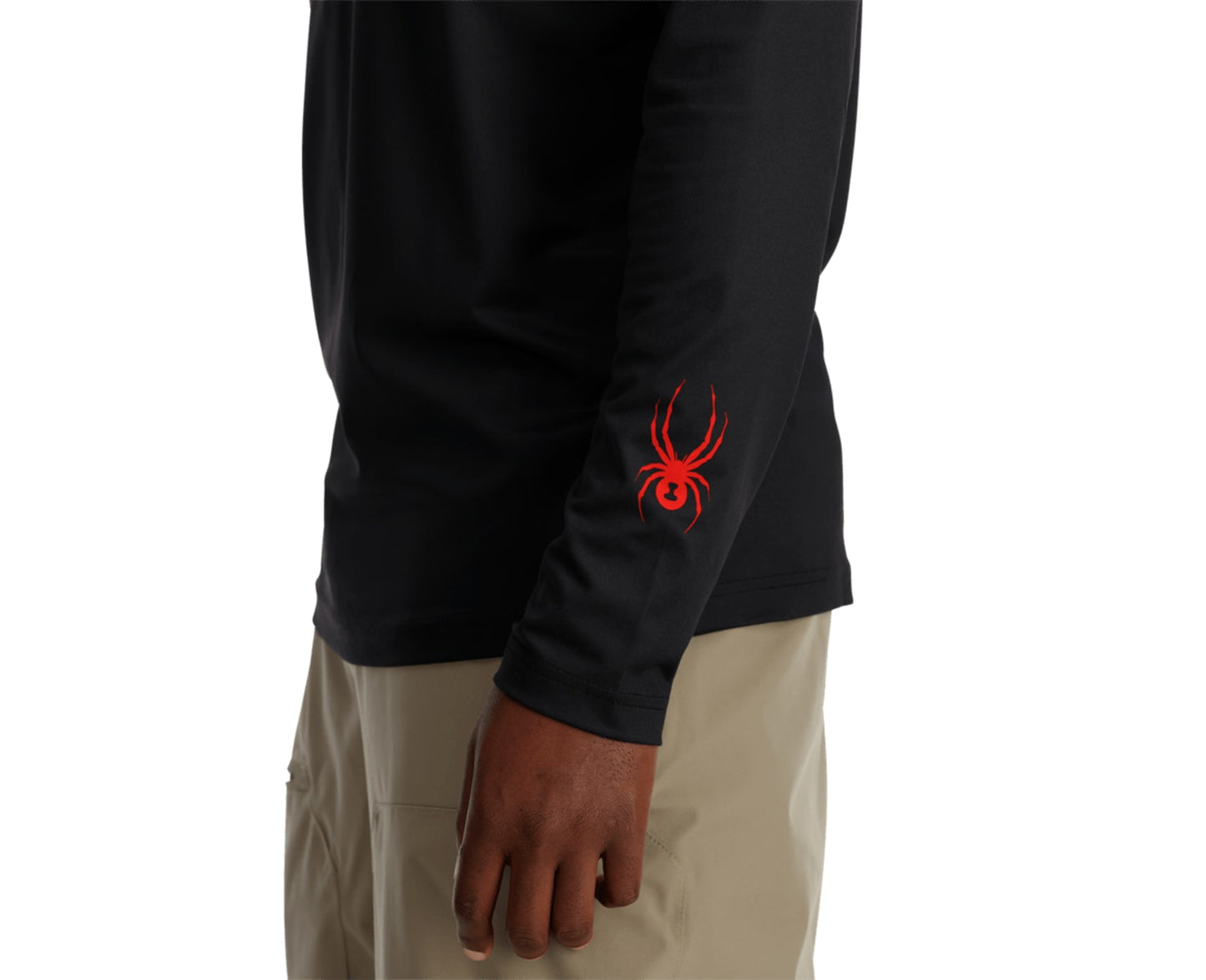 Size M Spyder Pump Crew - Black