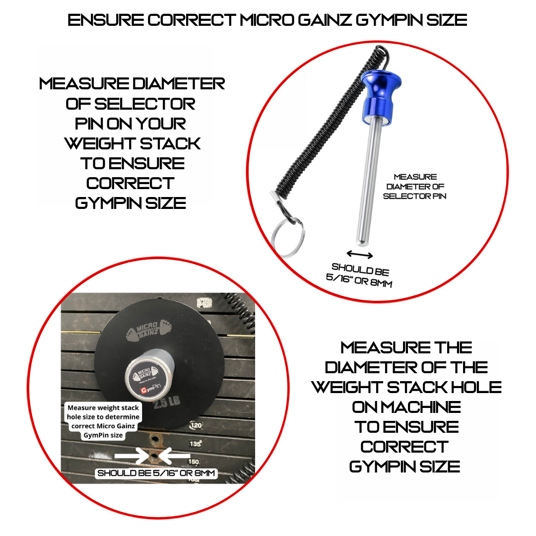 Micro Gainz GymPin (3" Length)
