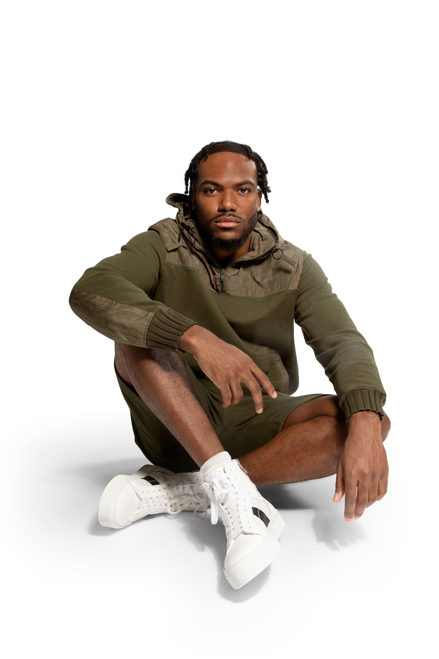 OTD Off Duty Half-Zip Hoodie - Mann