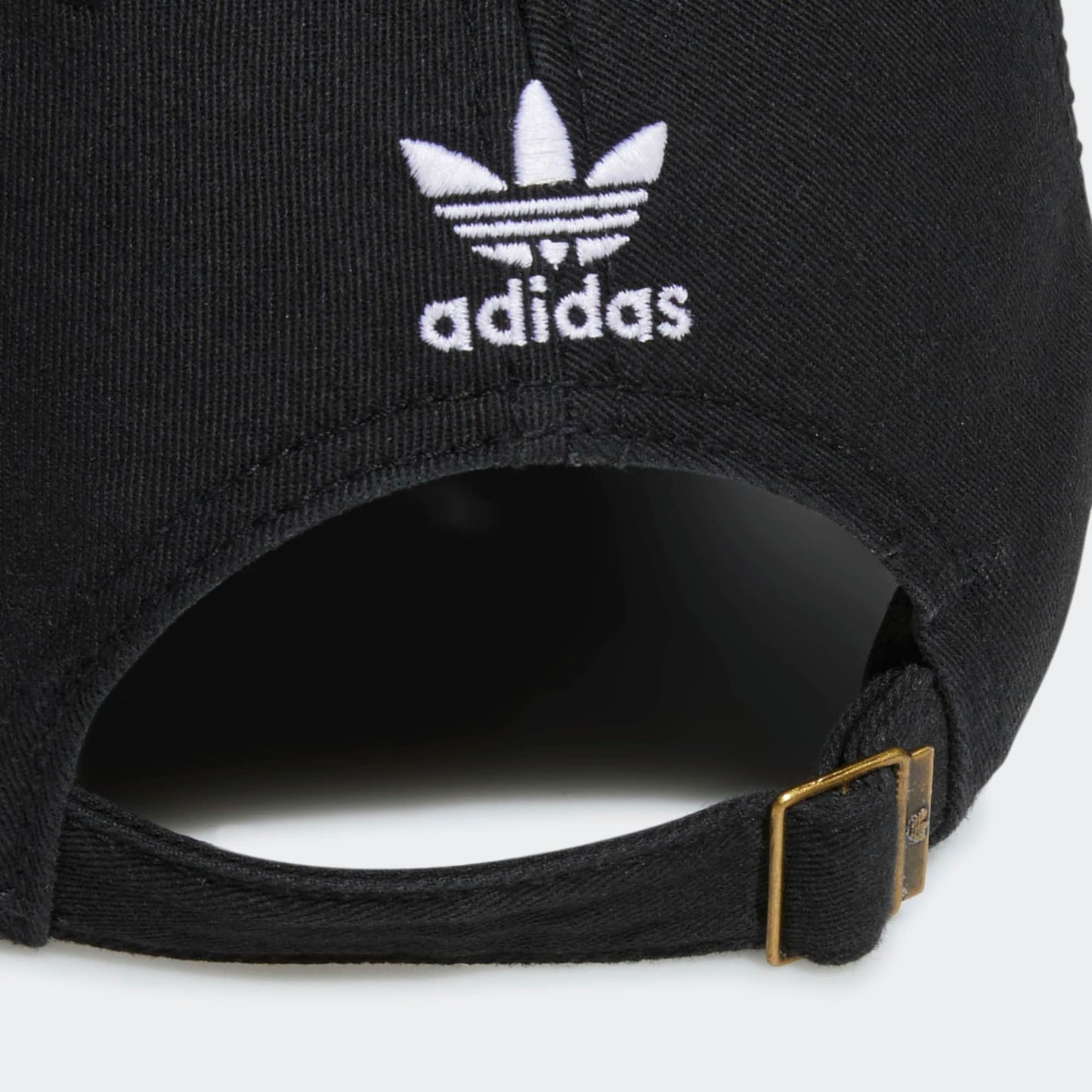 Adidas Originals Black Relaxed Strap-Back Cap