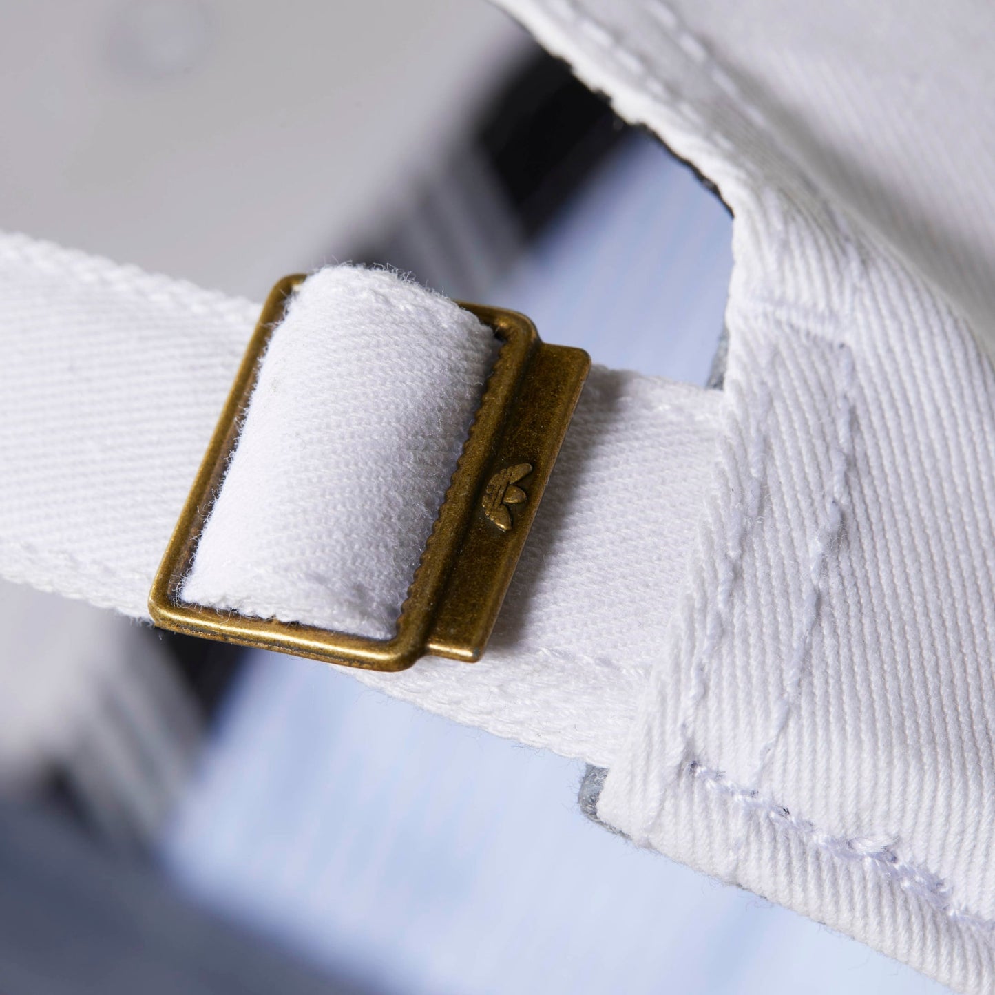 Adidas Originals White Relaxed Strap-Back Hat