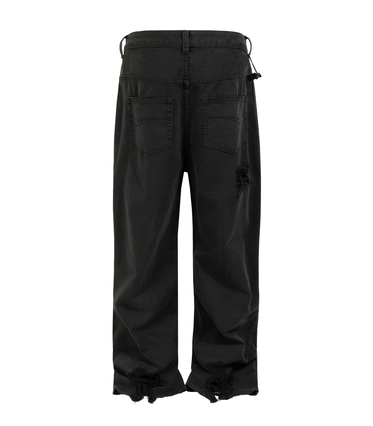 UNDEVELOPED Noir Destroyed Work Pants