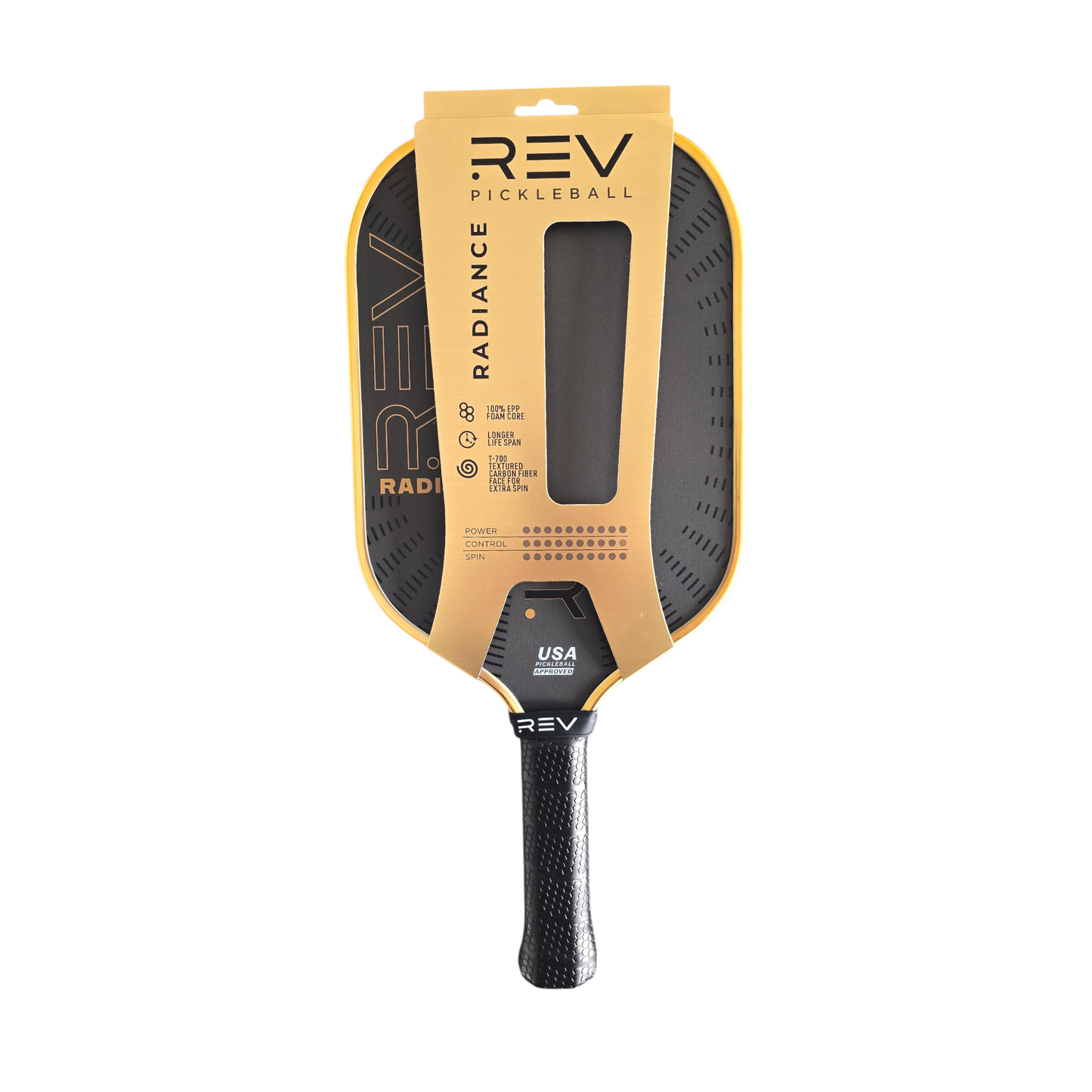 REV Pickleball RADIANCE Foam Paddle - Mann