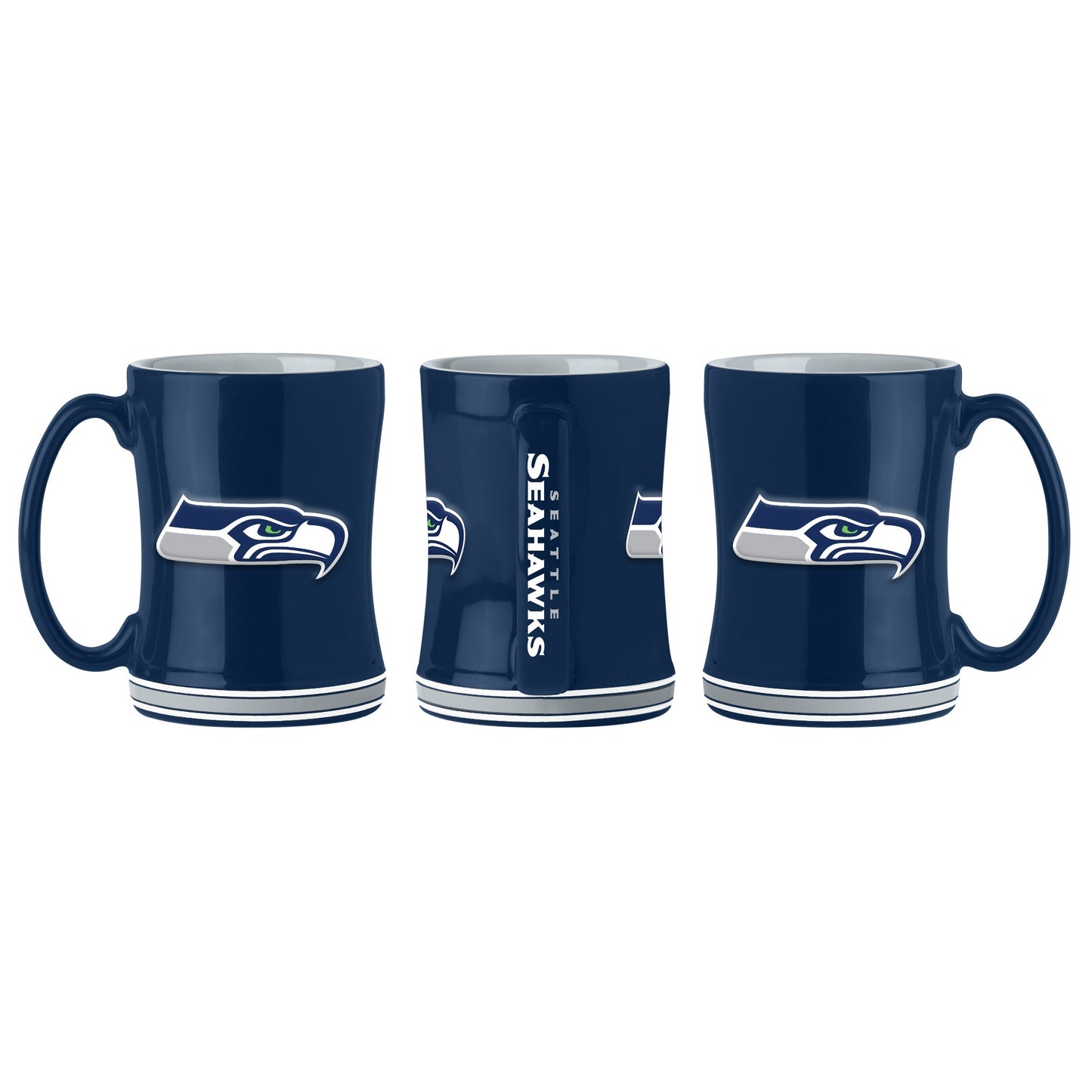 Seattle Seahawks Logo Relief Coffee Mug