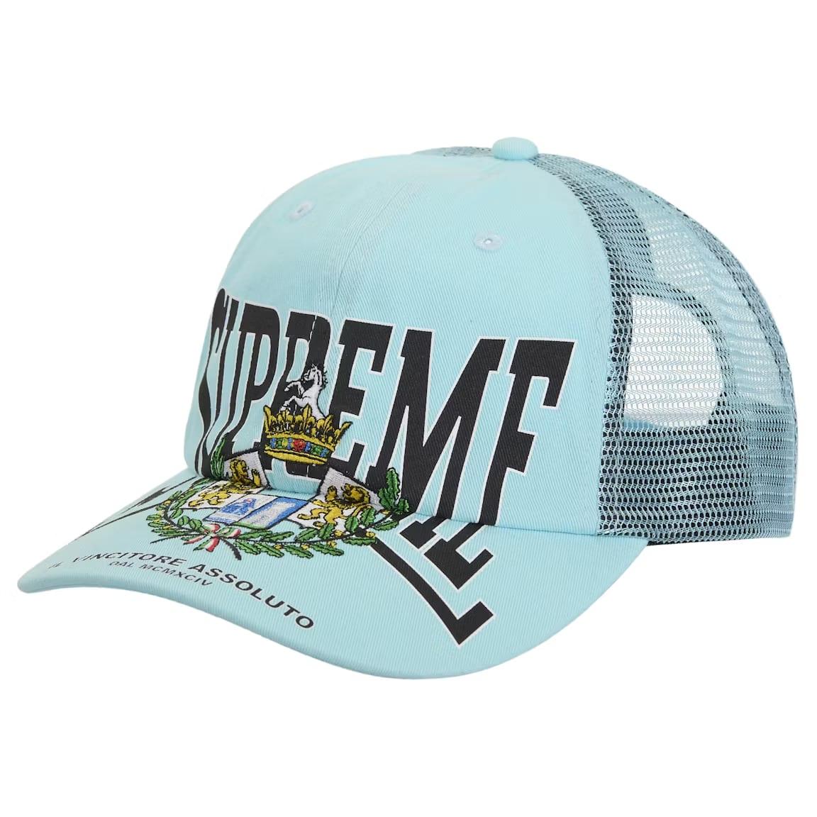 Supreme Crest Mesh Back 6-Panel Light Blue - Mann