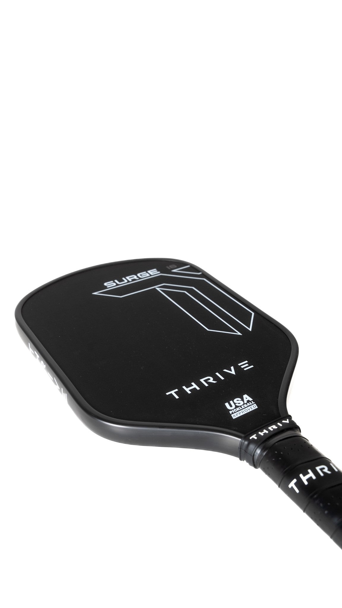 Thrive Pickleball Surge 16 MM (ALL COURT SERIES) Includes Lead Weights, Paddle Eraser, Key Chain, and Weight Card. (RECOMMENDED SWING WEIGHT 117-118) - Mann
