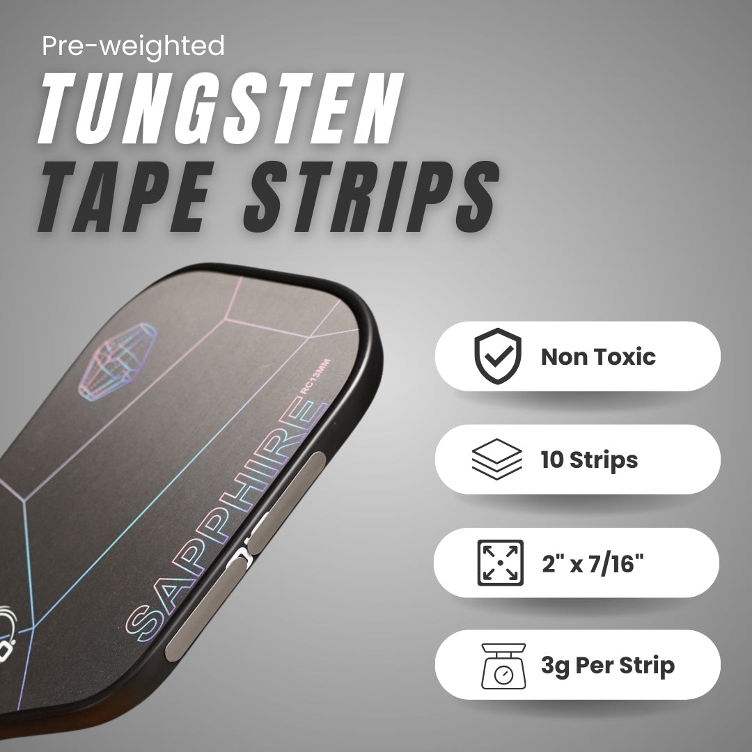 Pickleball Effect Tungsten Tape Strips - Mann