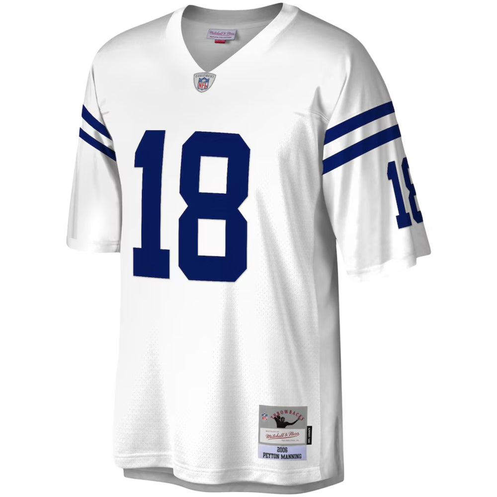 Size L Indianapolis Colts - NFL 2006 Peyton Manning Legacy Jersey - Mann