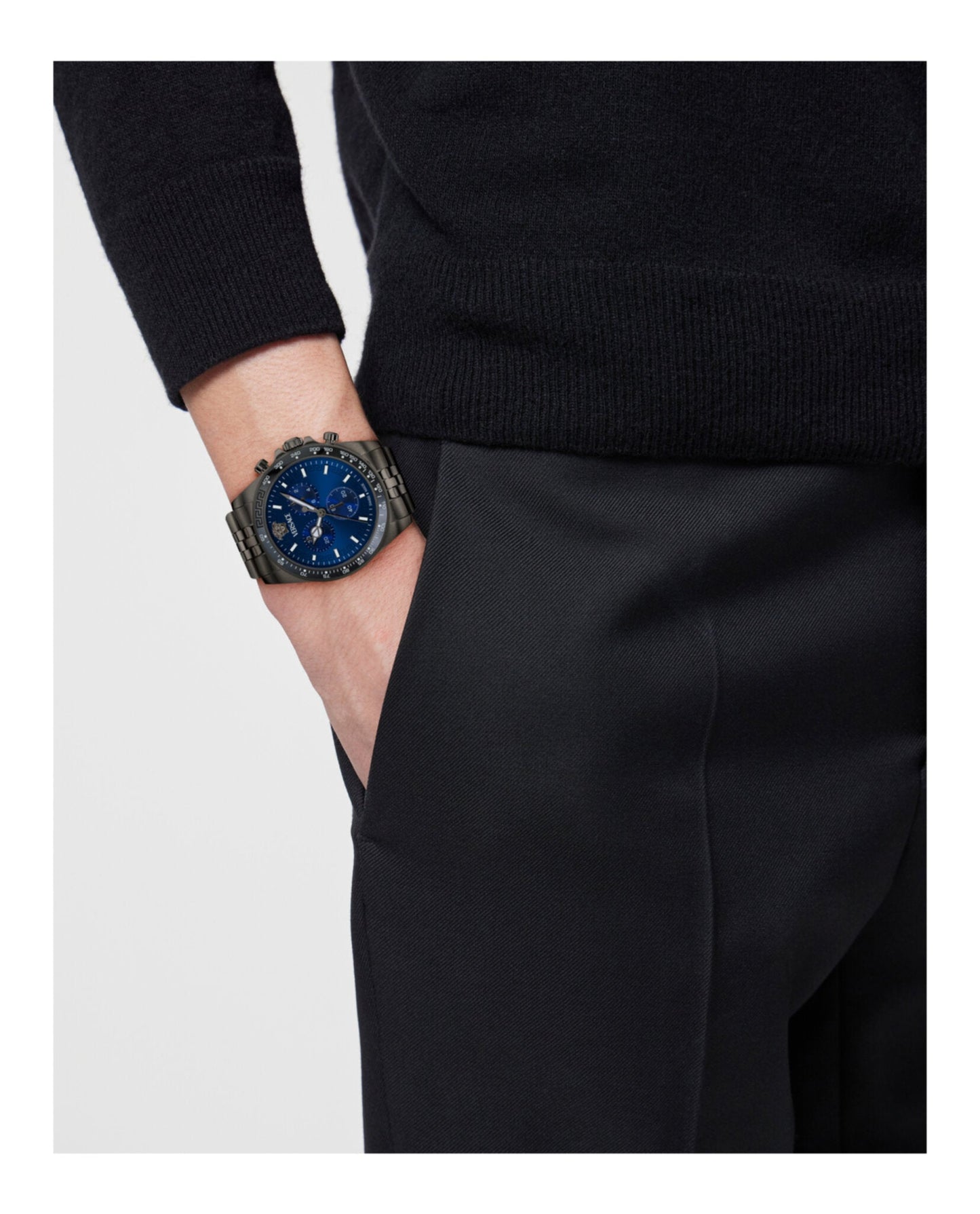 Versace Greca Chrono Wave Bracelet Watch