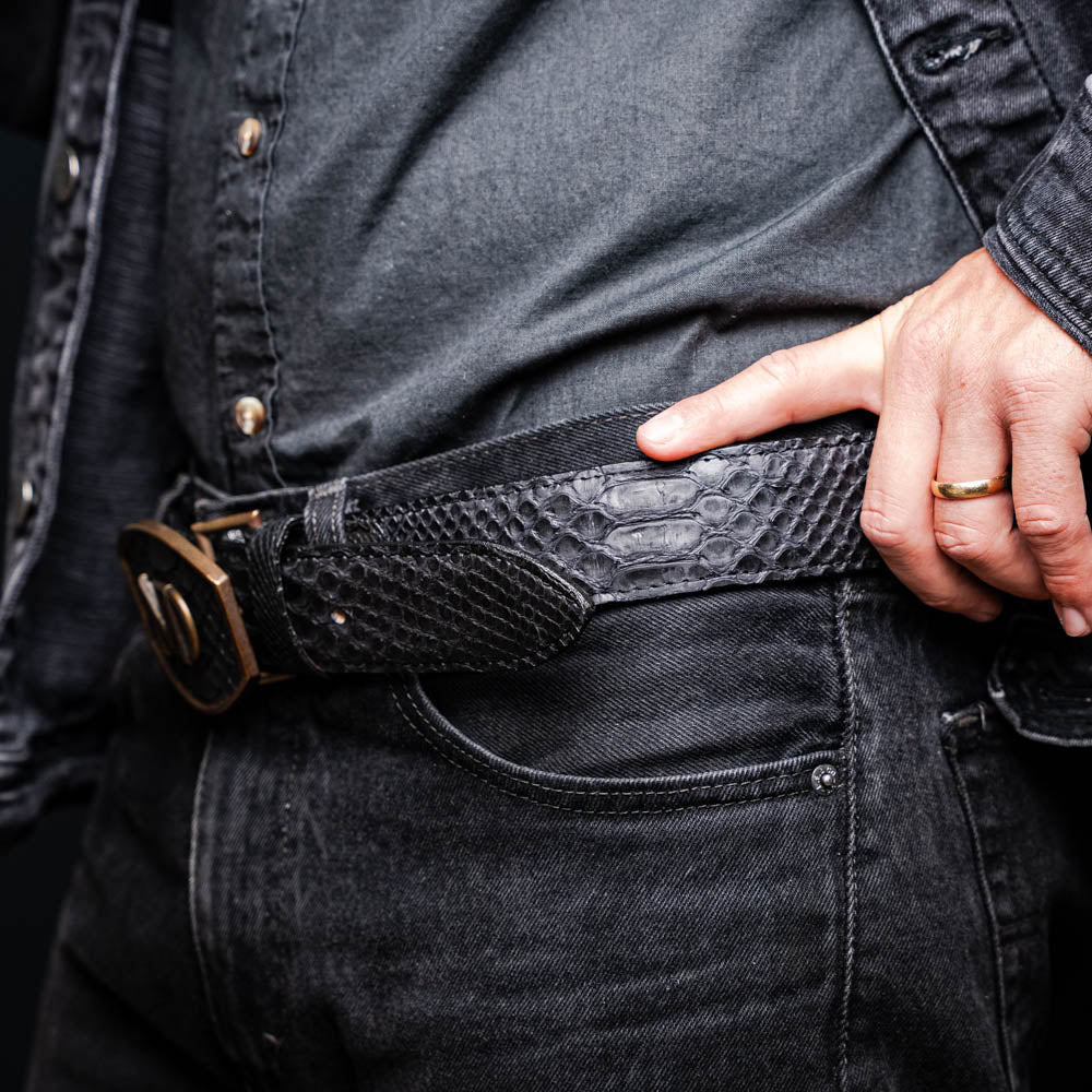 MDM Arkansas Belt Black / Blue - Mann