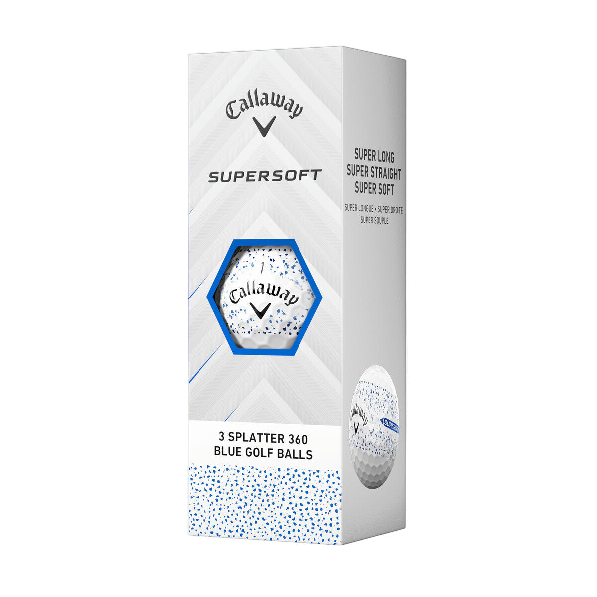 Callaway Supersoft Splatter 360 Blue 2025 Golf Balls