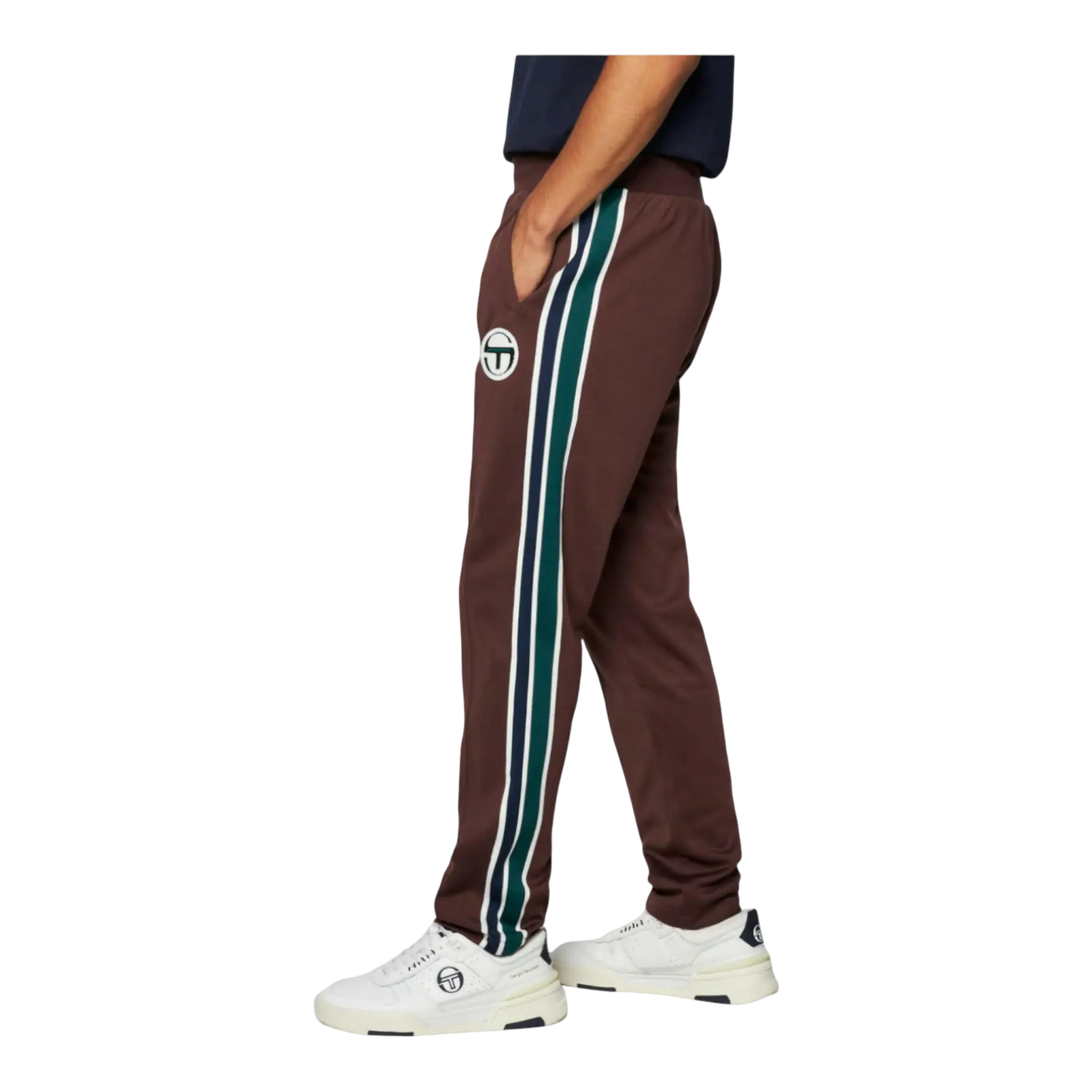 Sergio Tacchini Monte Men Jogger Pants Deep Mahogany