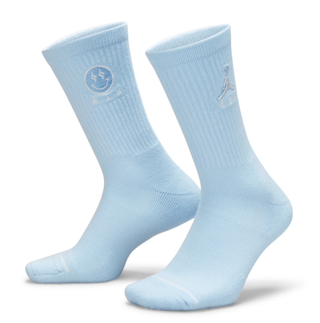 Size XL J Balvin x Jordan Crew Socks ‘Blue’