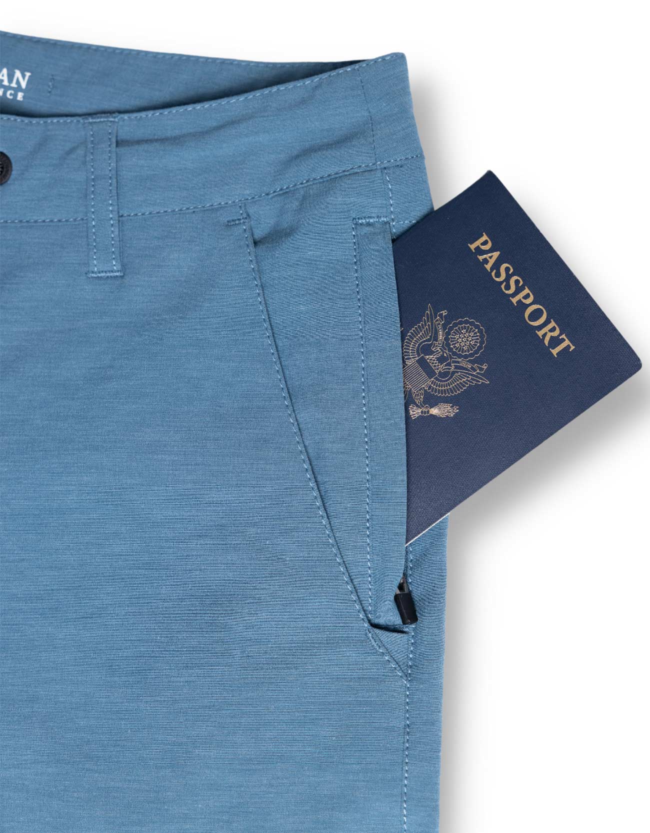Baja Llama Magellan Explorer Shorts - Mallard Blue